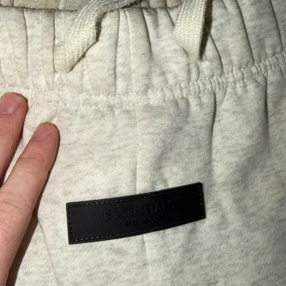 Fear of God Essentials Light Gray Sweatpants